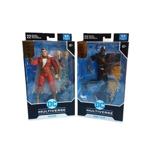 McFarlane DC Multiverse Shazam & Dark Flash Gold Labels Collection